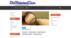 Desktop Screenshot of datickets.com